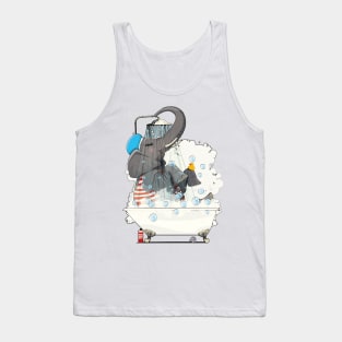 Elephant in the Bath Tank Top